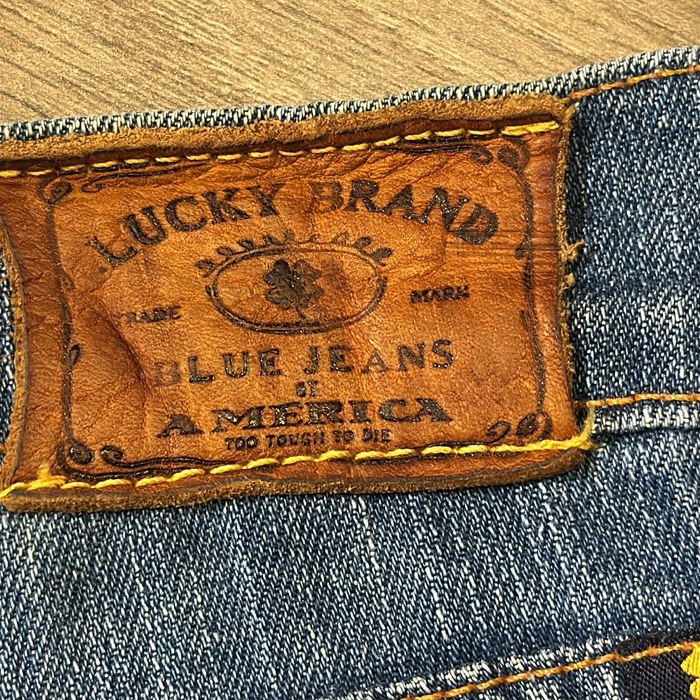 Lucky Brand jeans women cropped‎  size 8 29 Blue Ankle Cropped Jeans medium wash - Picture 9 of 14